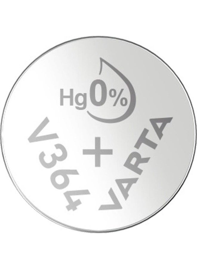 VARTA 5-Pieces Varta V364 / SR60 / SR621 Silver Oxide 1.55V Germany Batteries - Image 2